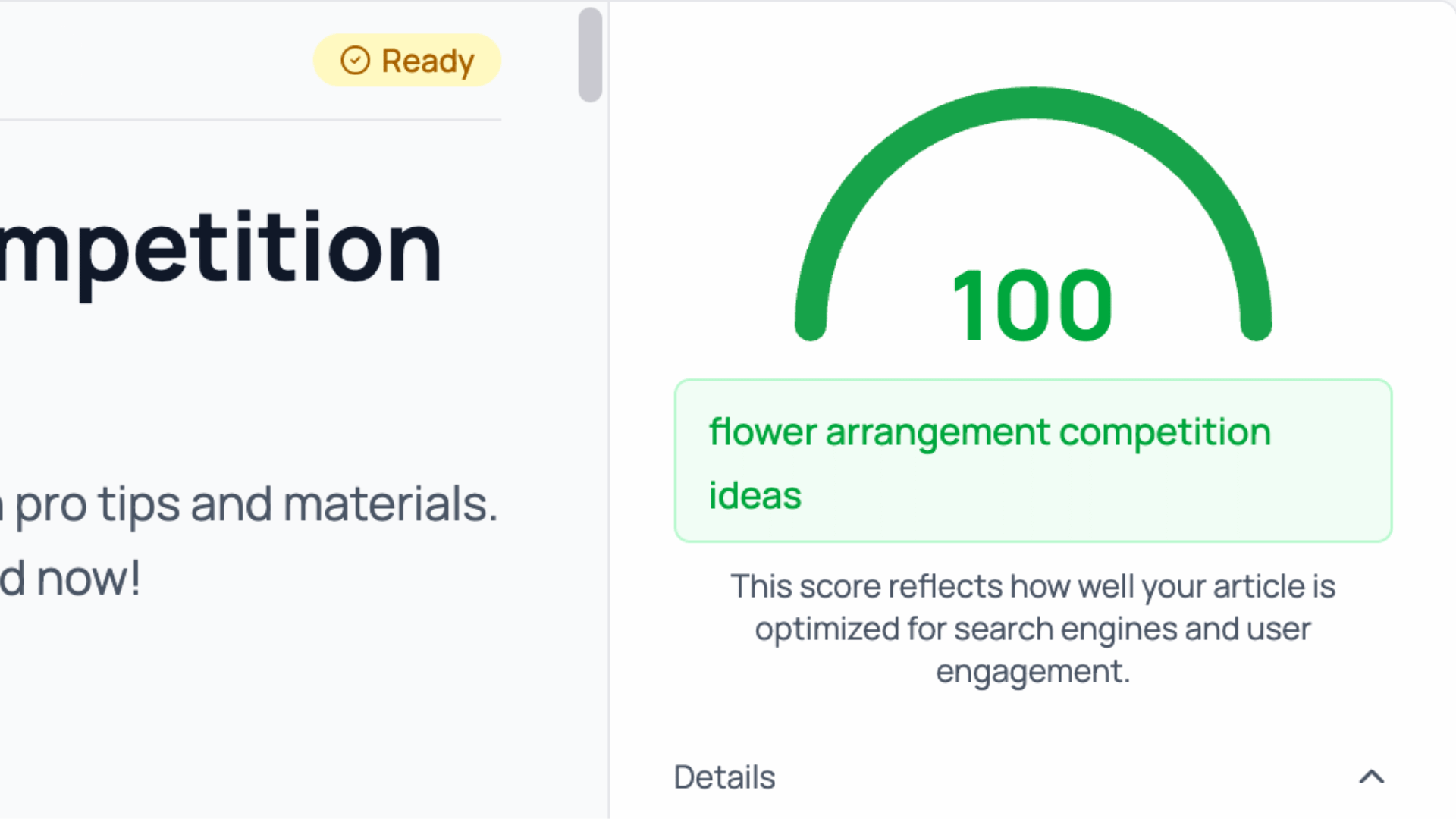 SEO Optimization Dashboard